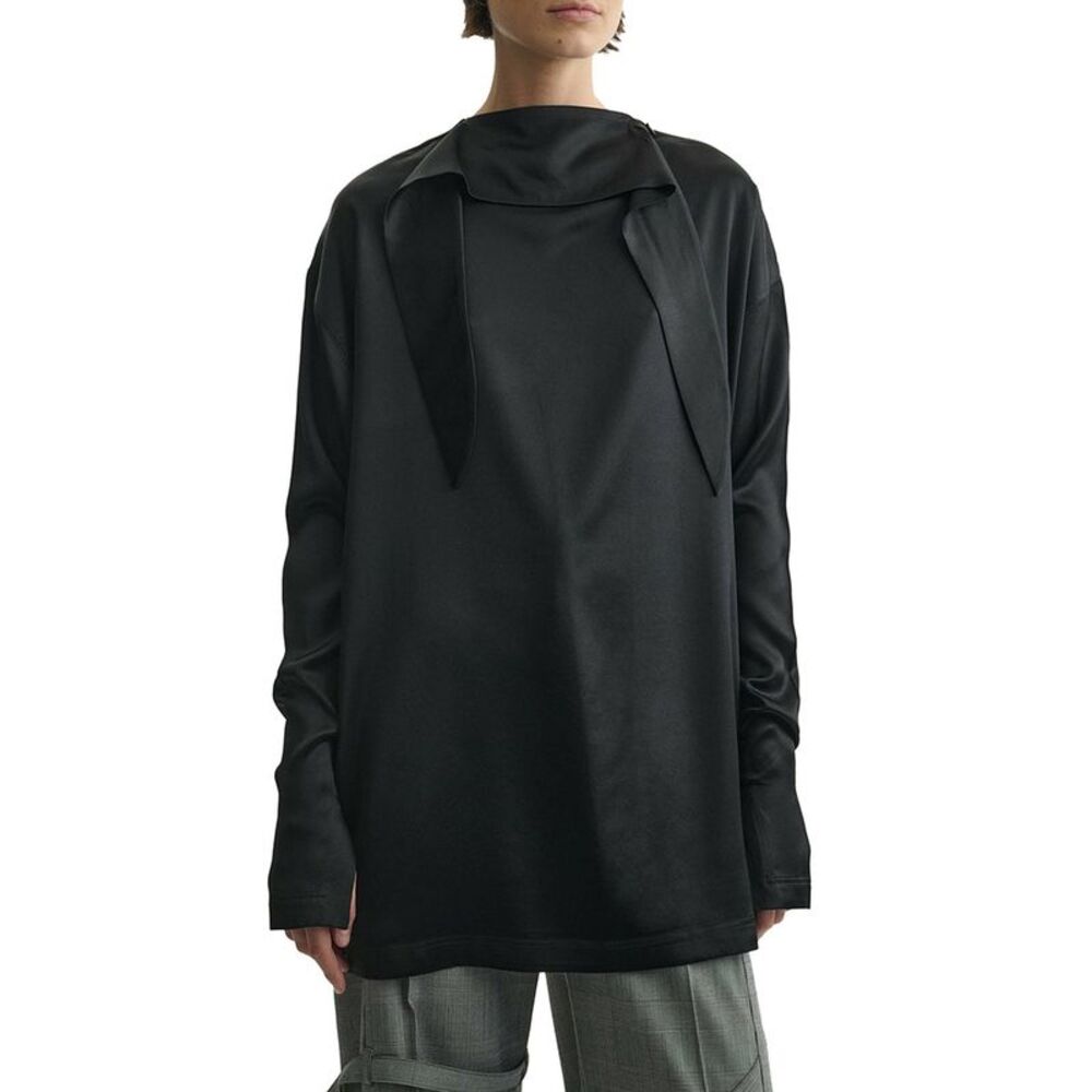 Phoebe Philo Women Silk Knot Neck Top - Picture 2 of 5